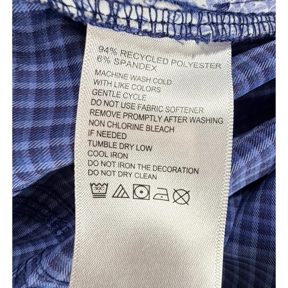 Tommy Bahama Mens 40x32 Pants Island Zone Barbados Pro Vista Check Flat Front